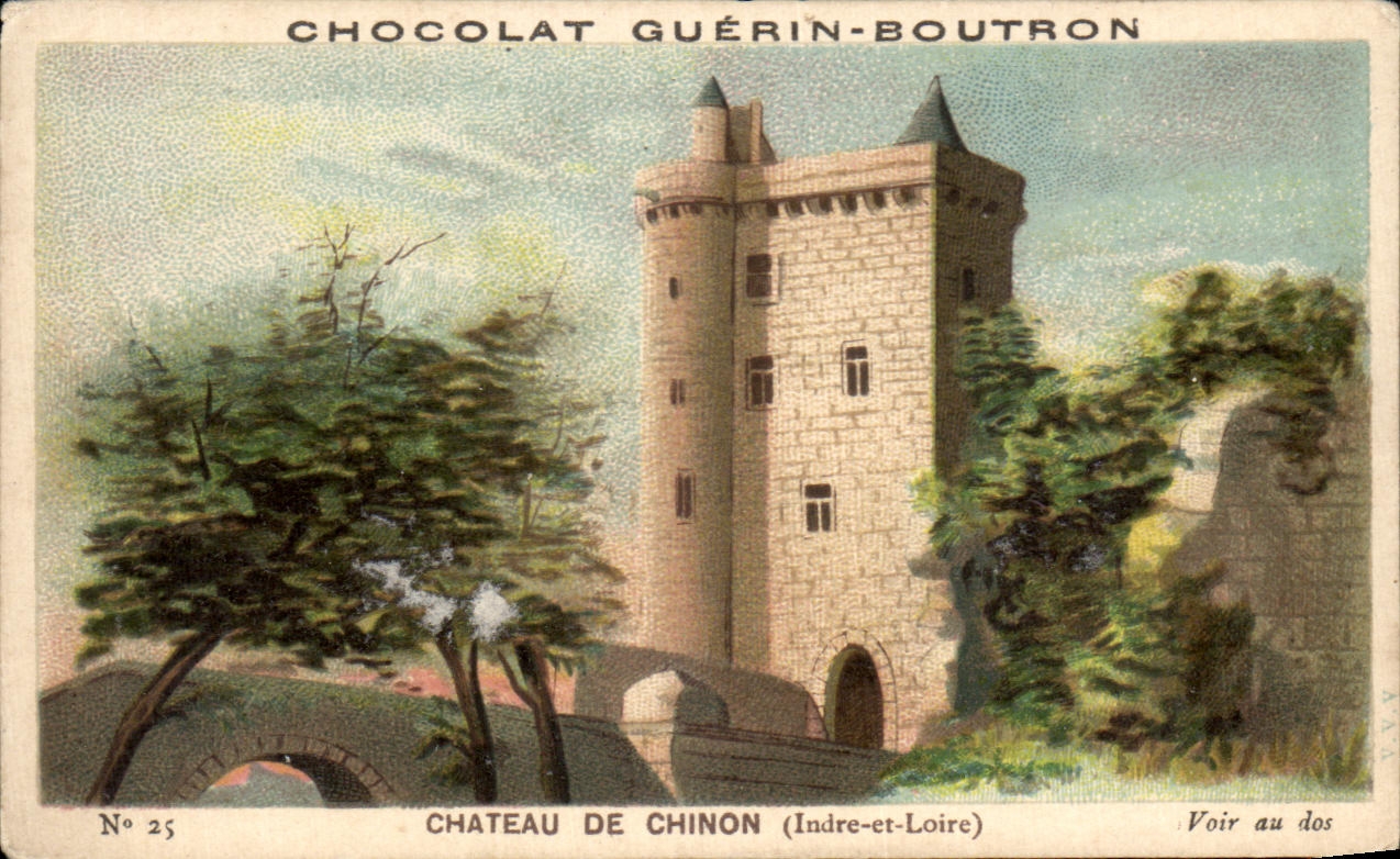 Chromo Chocolat Guerin Boutron Chateau De Chinon