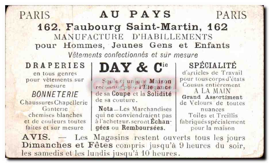 Paris. La Madeleine — Éditeur non identifié, n° de série non visible — Verso