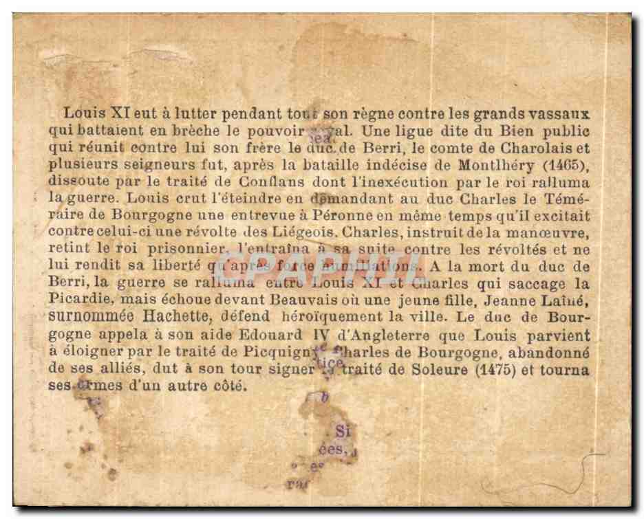 Image Jeanne Hachette — Verso