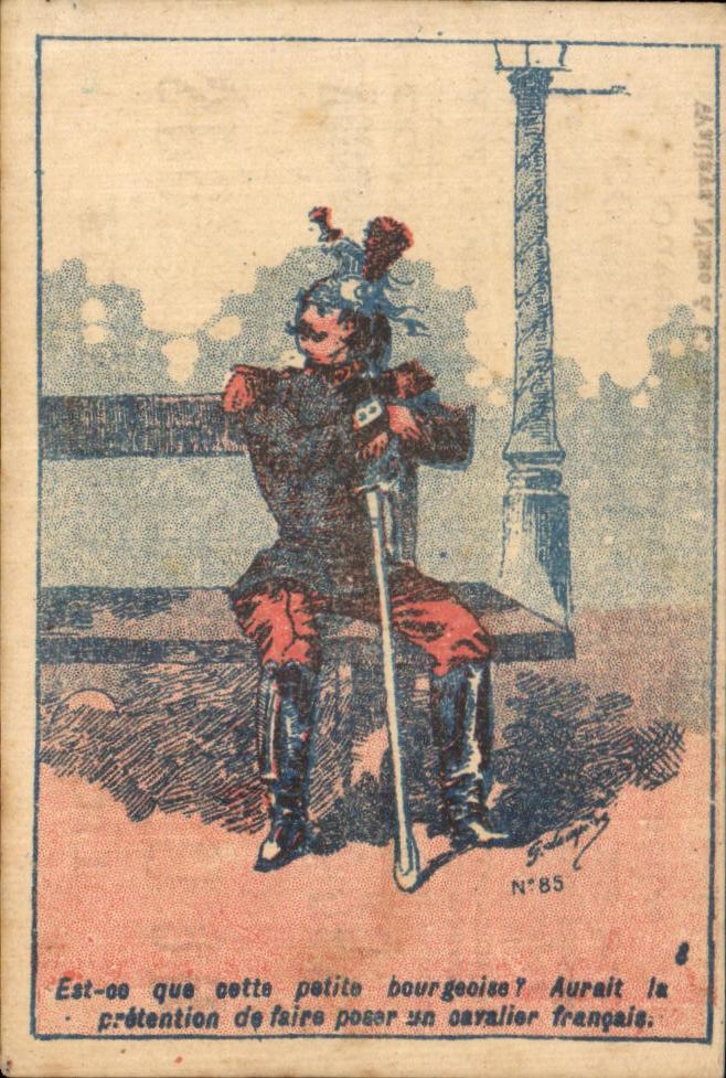 Chromo Six Mois De Credit Sporting Club Tailor Rue d'Aboukir Militaria