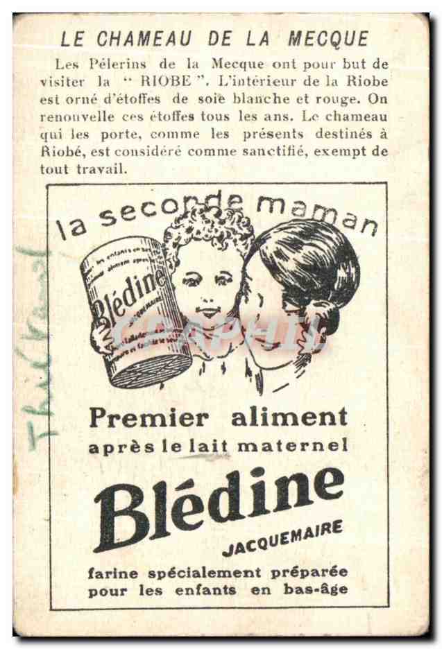 Chromo Bledine La Chameau De La Mecque Les Pelerins De La Mecque  — Rückseite