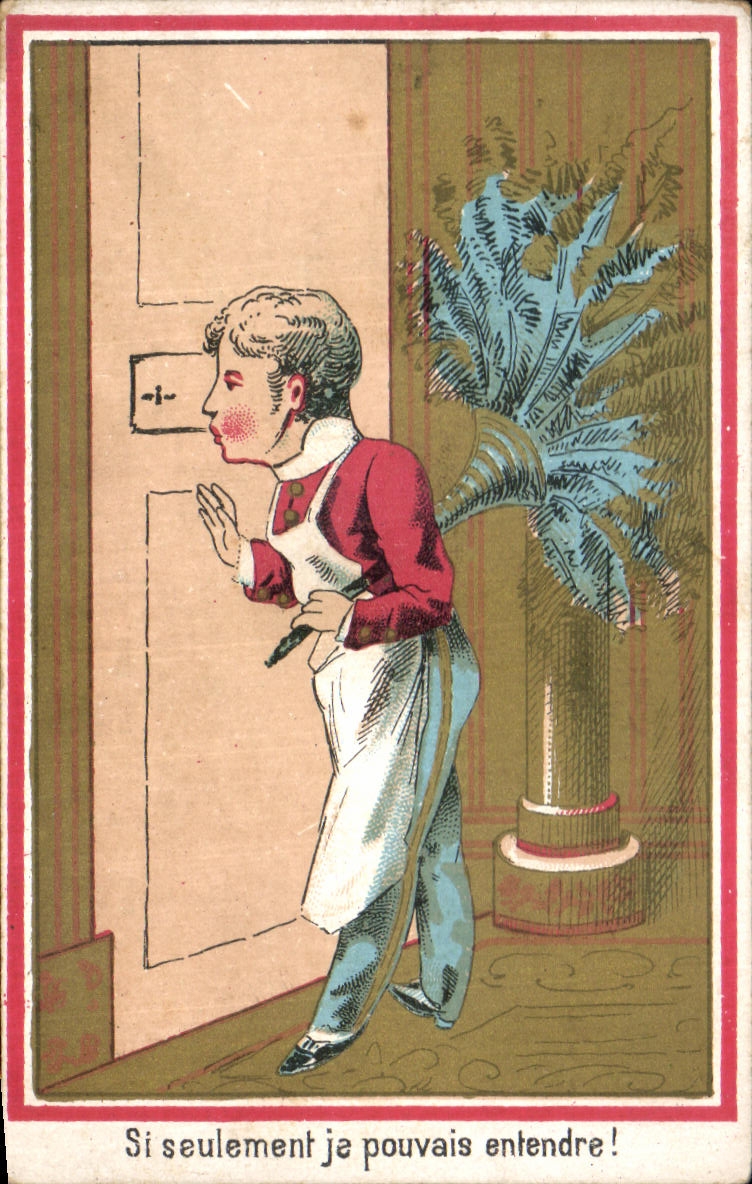 Chromo Si Seulement je Pouvais Entendre a la Frileuse Maison Drivon Quai de la Guillotiere Lyon 