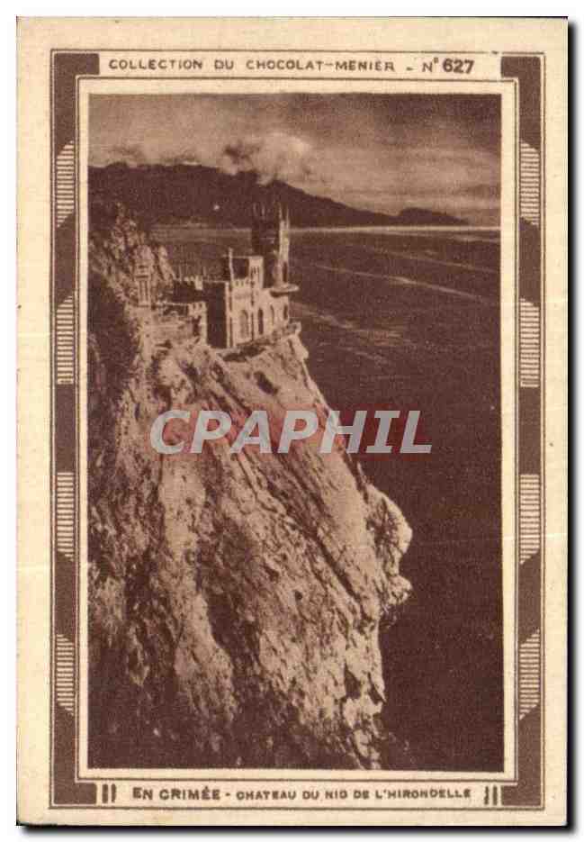 Image Chocolat Menier En Crimee Chateau Du Nid De L'HironDelle