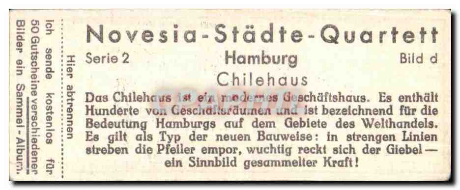 Image Hamburg Chilehaus  — Verso