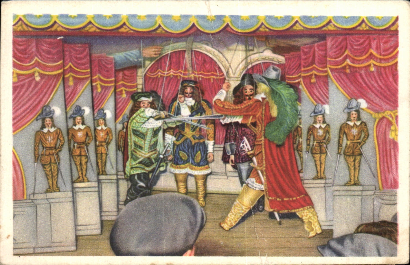Image Collection de Folklore Belge Cote d'or Bruxelles Les Pardaillan joue au theatre de Toone 