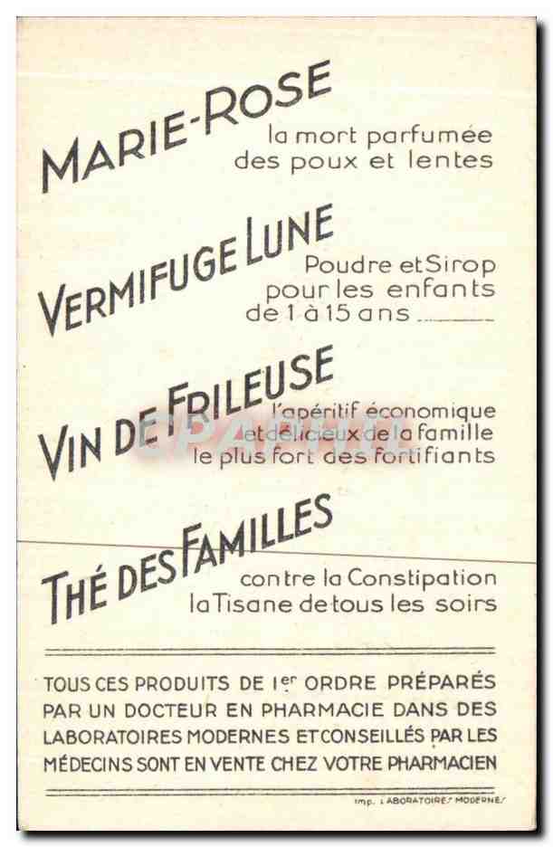 Image Marie Rose Vermifuge Grand Mere Frileuse — Rückseite