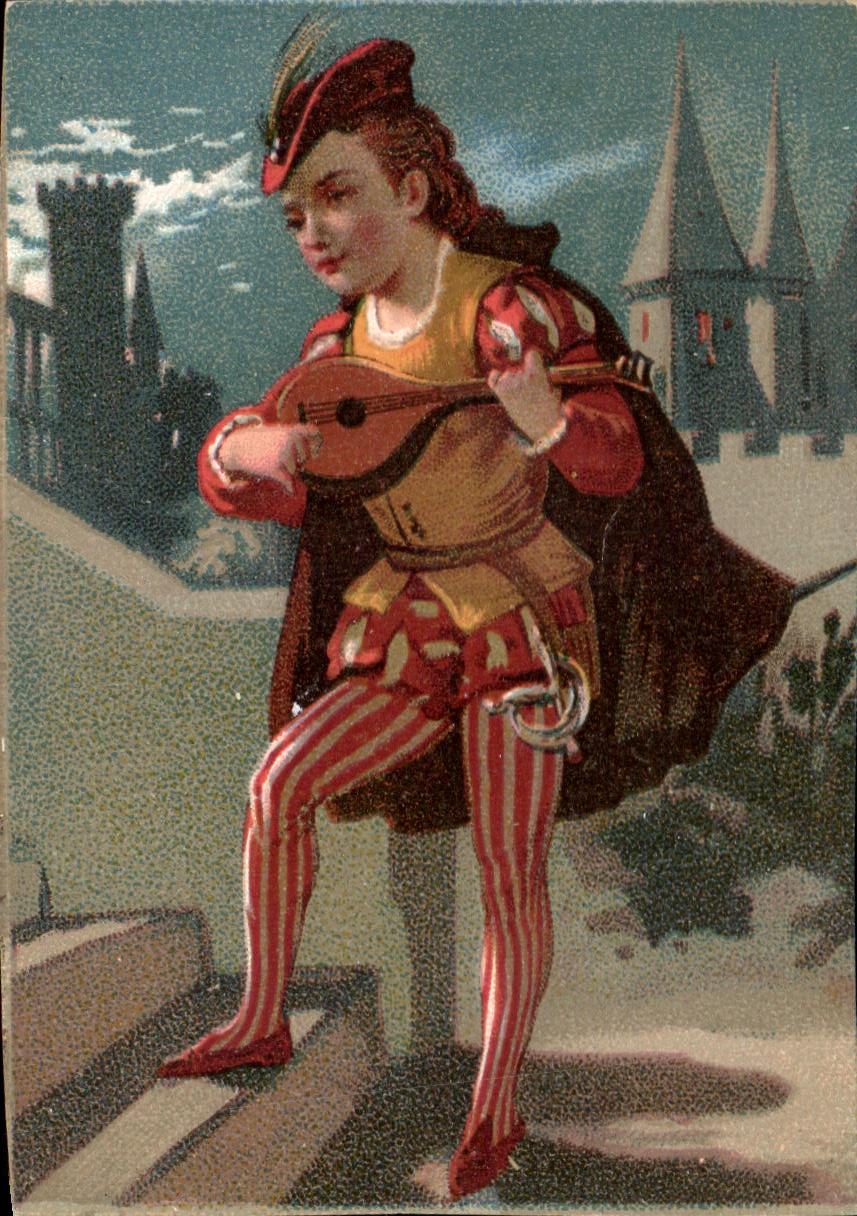 Chromo Enfant Barde