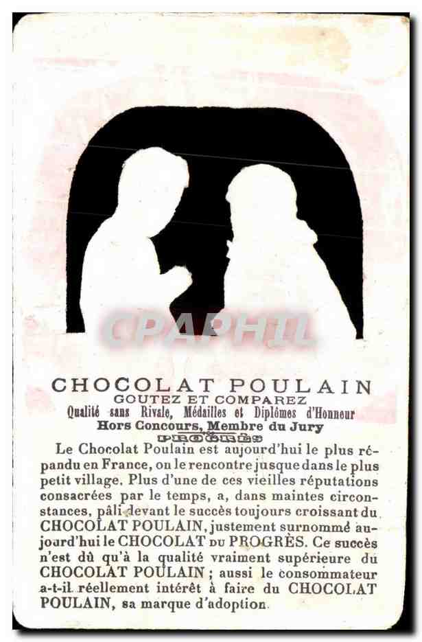 Chromo Chocolat Poulain Goutez Et Comparez Enfants — Rückseite