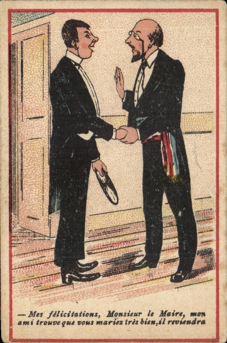 Séance de félicitations — Monsieur le Maire — éditeur non visible
