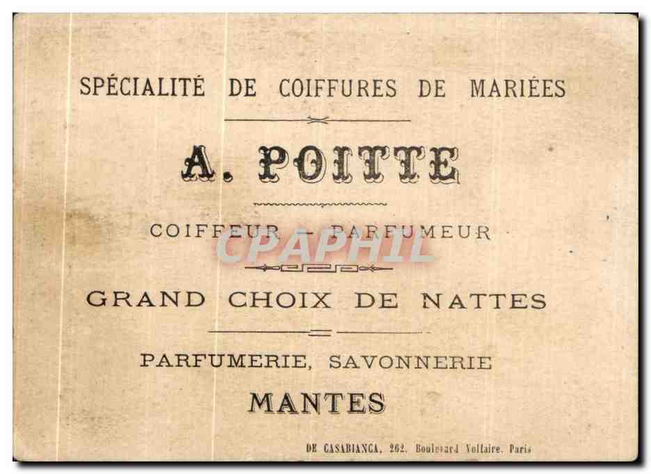Maison A. Poitte — Coiffeur et Parfumeur à Mantes — Rückseite