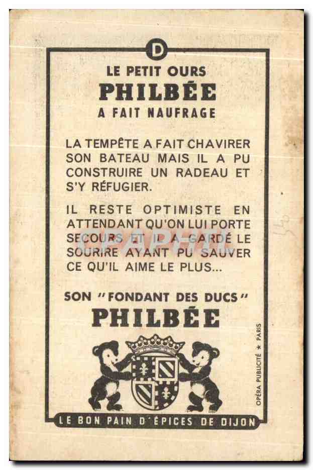 Image Le Petit Ours Philbee A Fait Naufrage — Verso