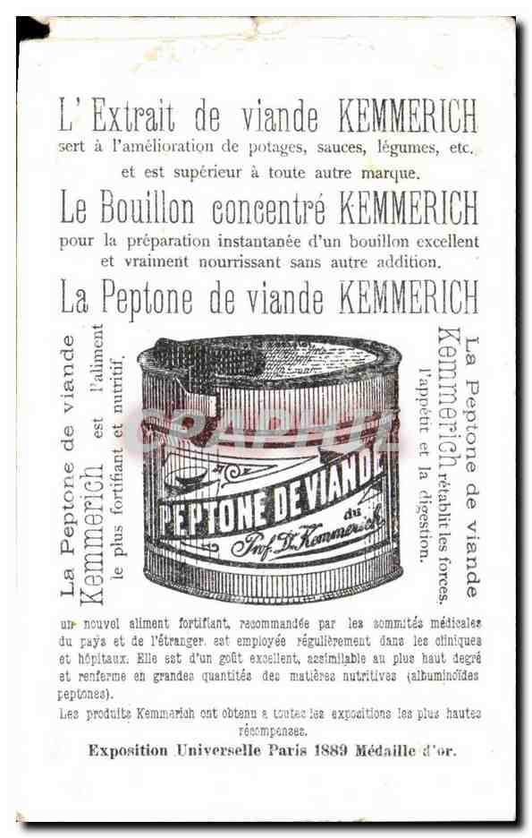 Chromo Kemmerich La Preparation Du Repas Nains Lutins  — Verso
