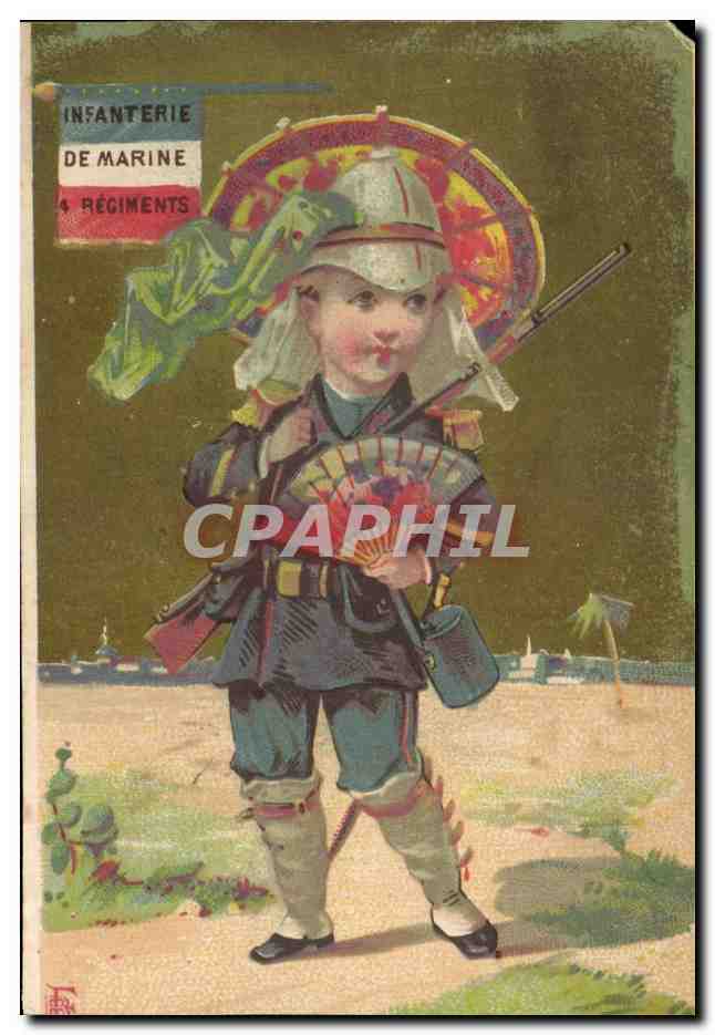 Infanterie de Marine — 4 Régiments — éditeur non visible