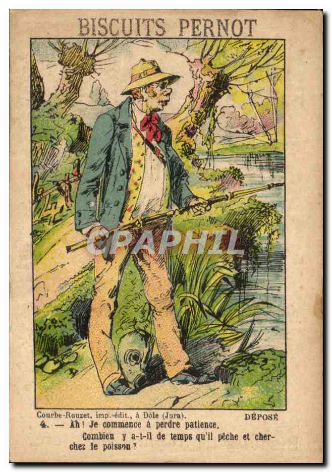 Pêcheur impatient — Courbe-Rouzet, à Dôle (Jura) — n°4 de la série