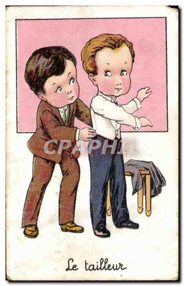 Le tailleur — illustration de deux enfants — éditeur non visible