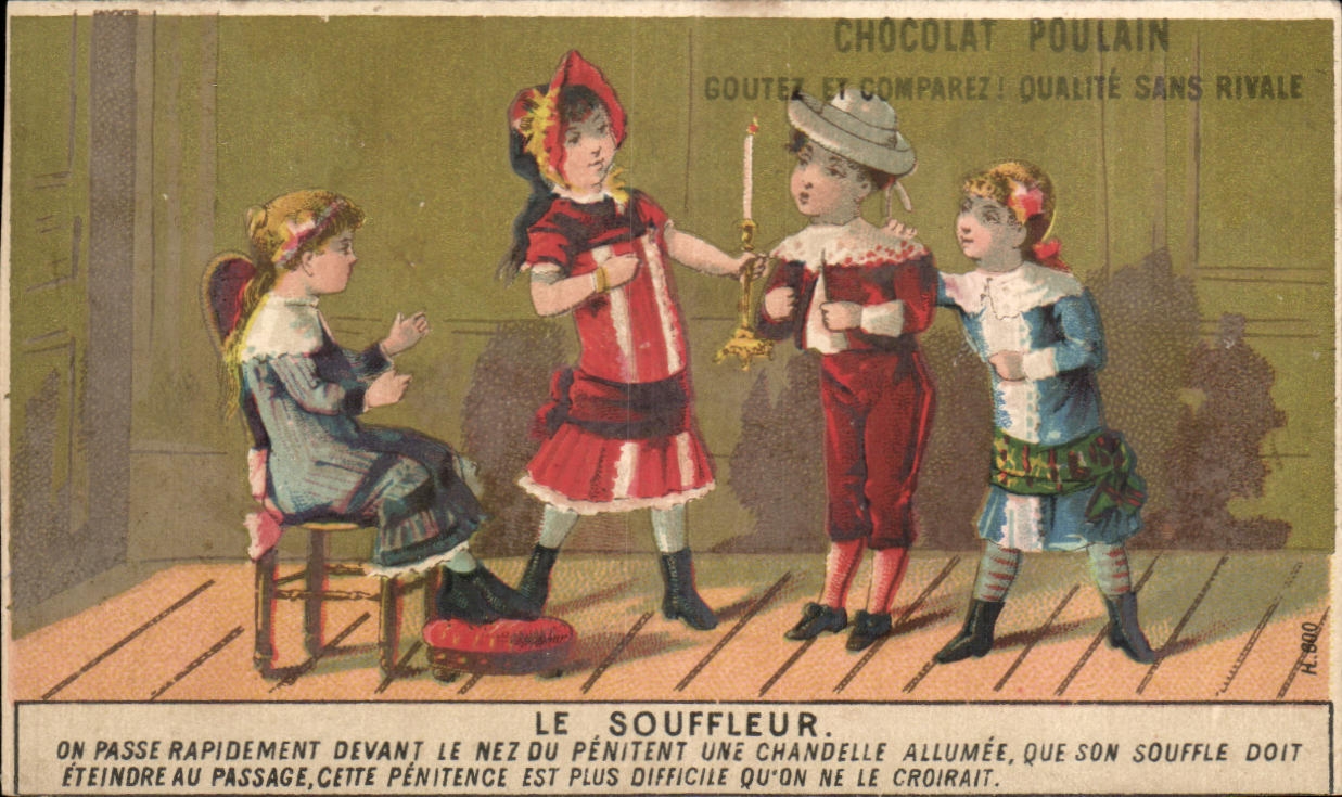 Chromo Chocolat Poulain Enfants