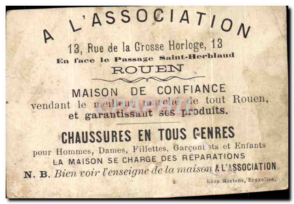 Chromo La Punition Enfants  — Rückseite
