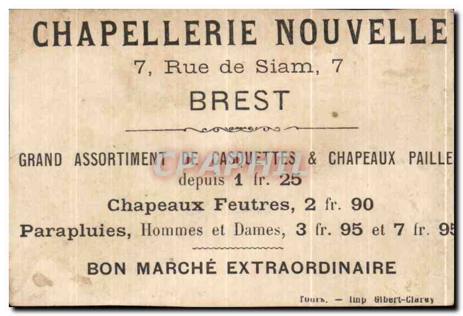 Deux enfants à table — scène de dégustation — CPAHIL — Verso