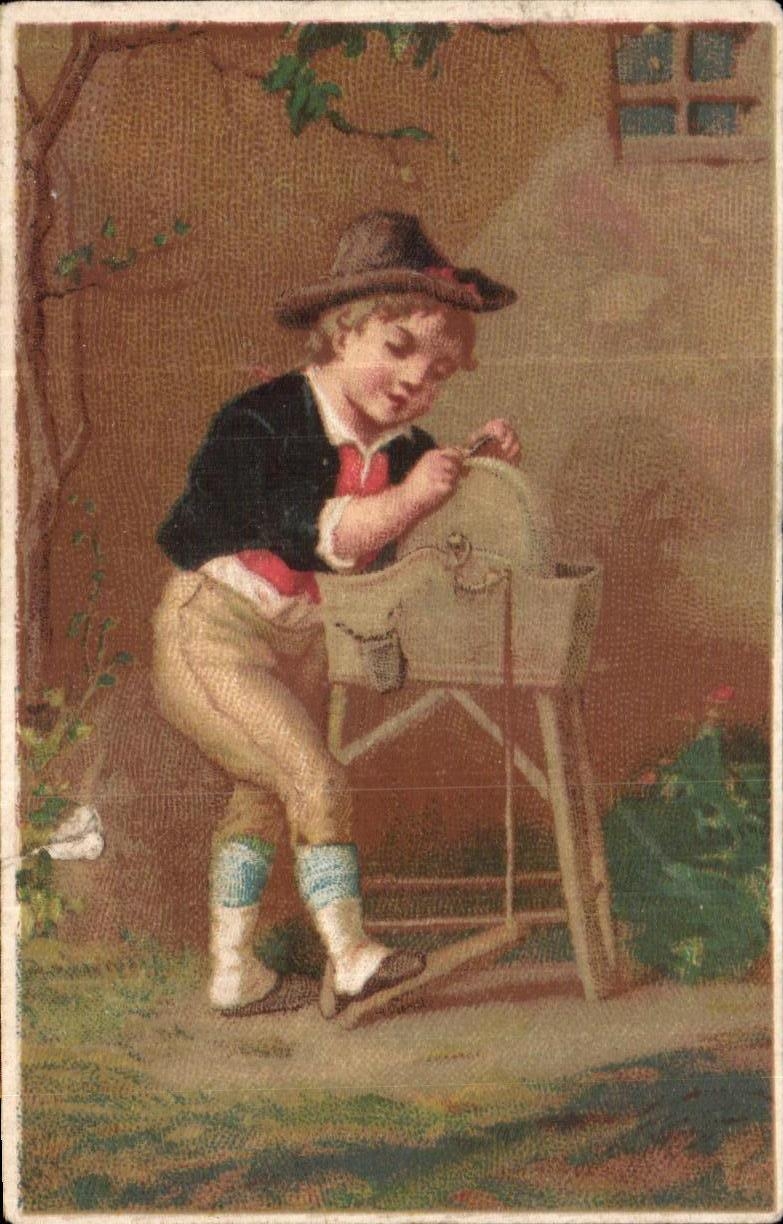 Chromo Enfant Coutellier 