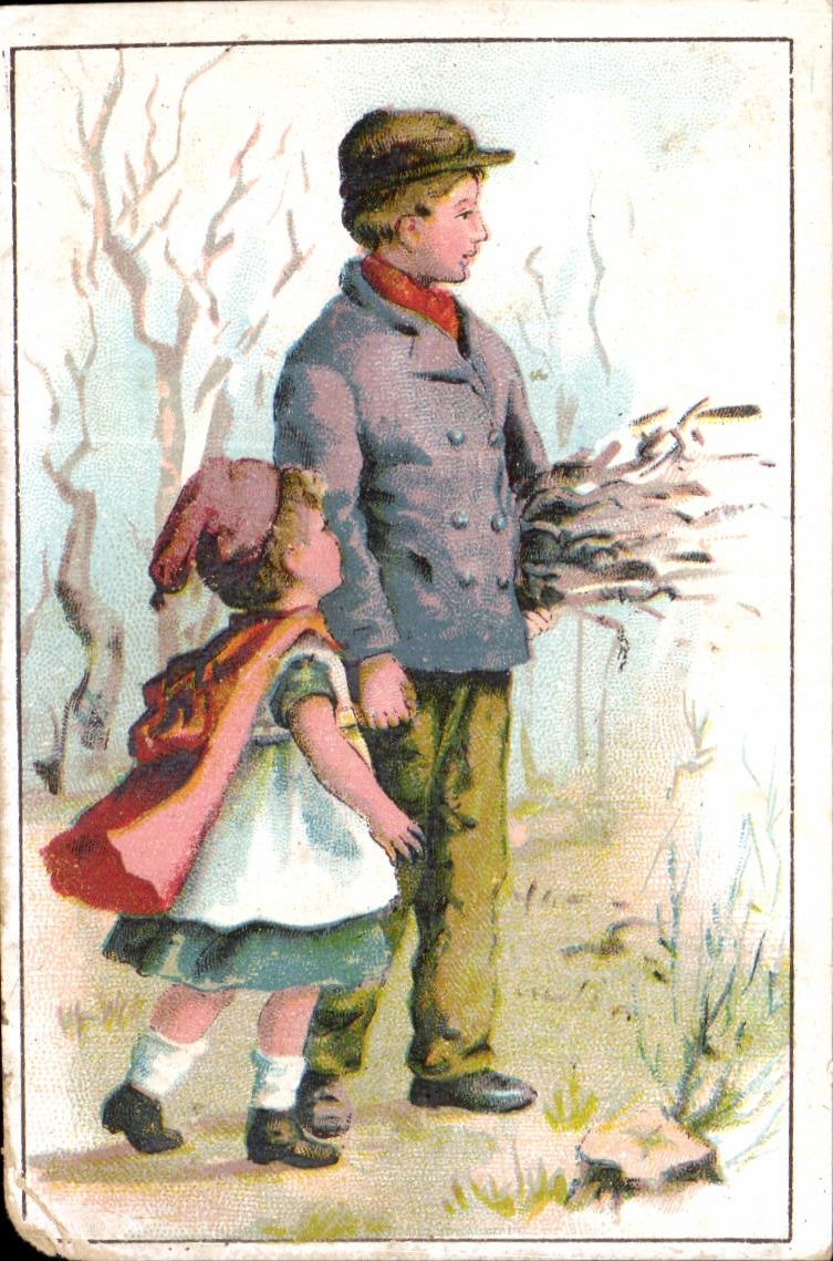 Chromo Au Pauvre Diable Grande Rue et Rue de la Rampe Moignot Grands Magasins De Nouveautes