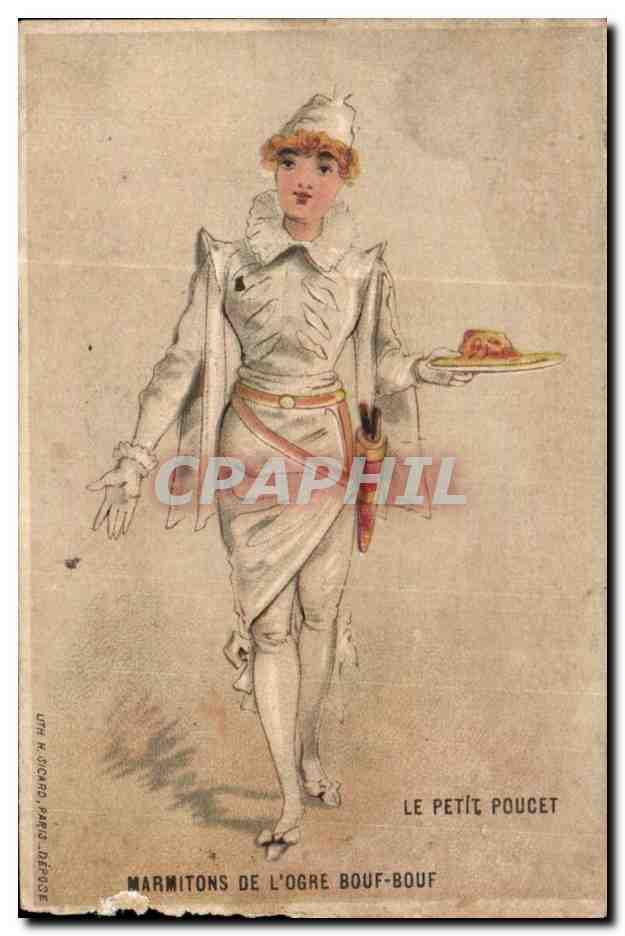 Marmitons de l'Ogre Bouf-Bouf — Le Petit Poucet — Uth H. Ricord, Paris, Déposé