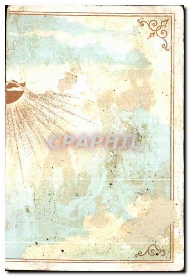 Chromo Paysage dans la neige  — Verso