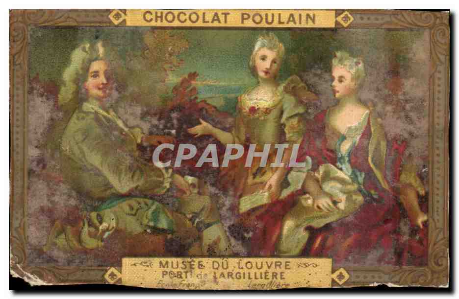 Chromo Chocolat Poulain Musee Du Louvre Porti de l'ARgilliere 