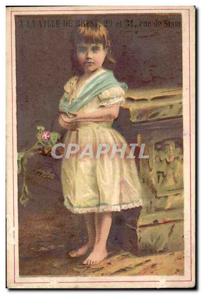 Chromo A La Ville De Brest Rue De Siam Nogue Enfant