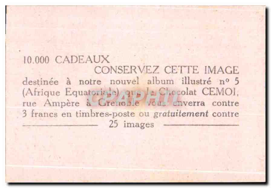Image Nouvelles Habitations Brazzaville Congo chocolat Cemol — Verso