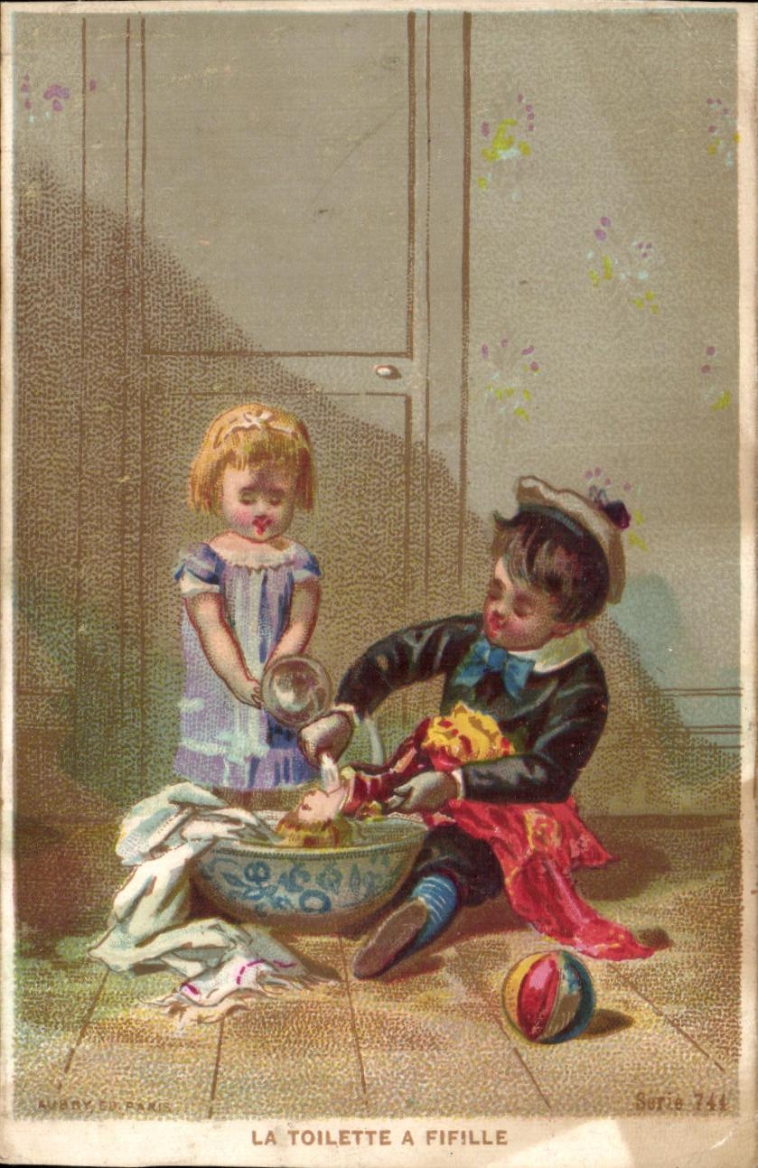 La toilette à fifille — Aubry, éditeur, série 744