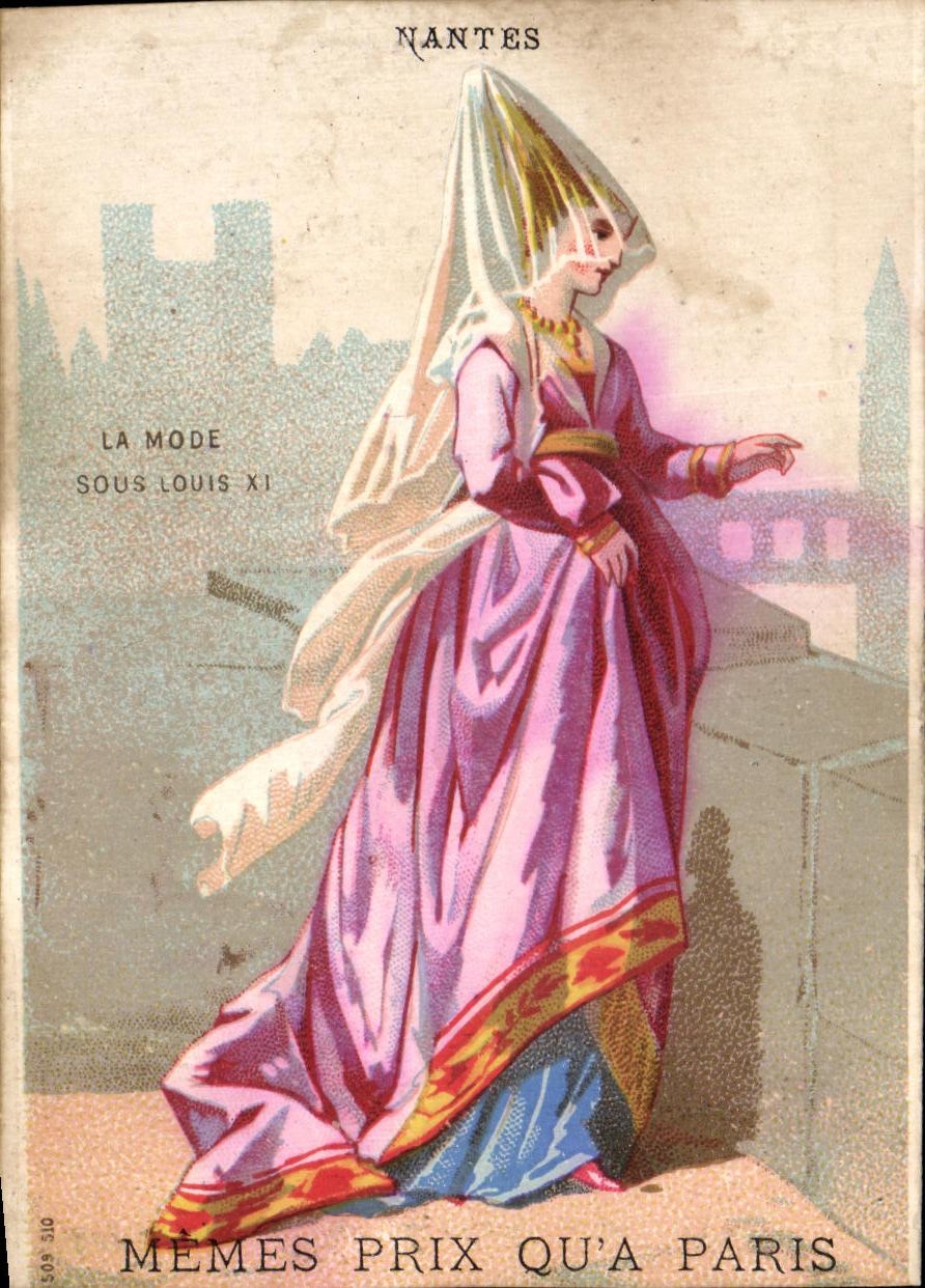 Nantes — La mode sous Louis XI — Éditeur H. Laas, n° 509 510