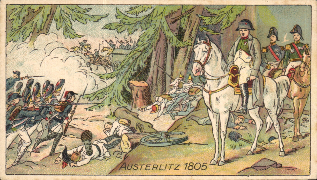 Chromo Austerlitz Pastilles Salmon Militaria
