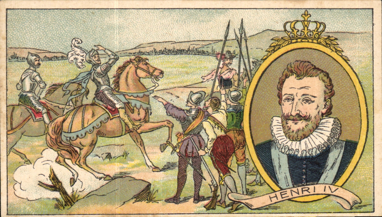 Henri IV — Vainqueur du Duc de Mayenne à Ivry — éditeur inconnu, n° de série non visible