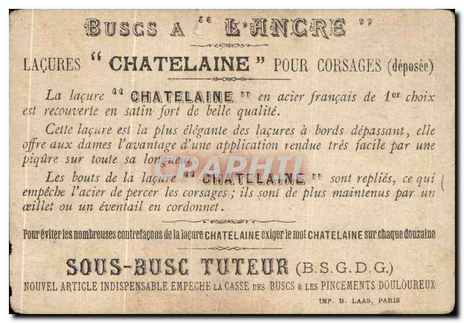 Chromo Gare Les Poches La Chatelaine Enfant Pick Pocket — Rückseite