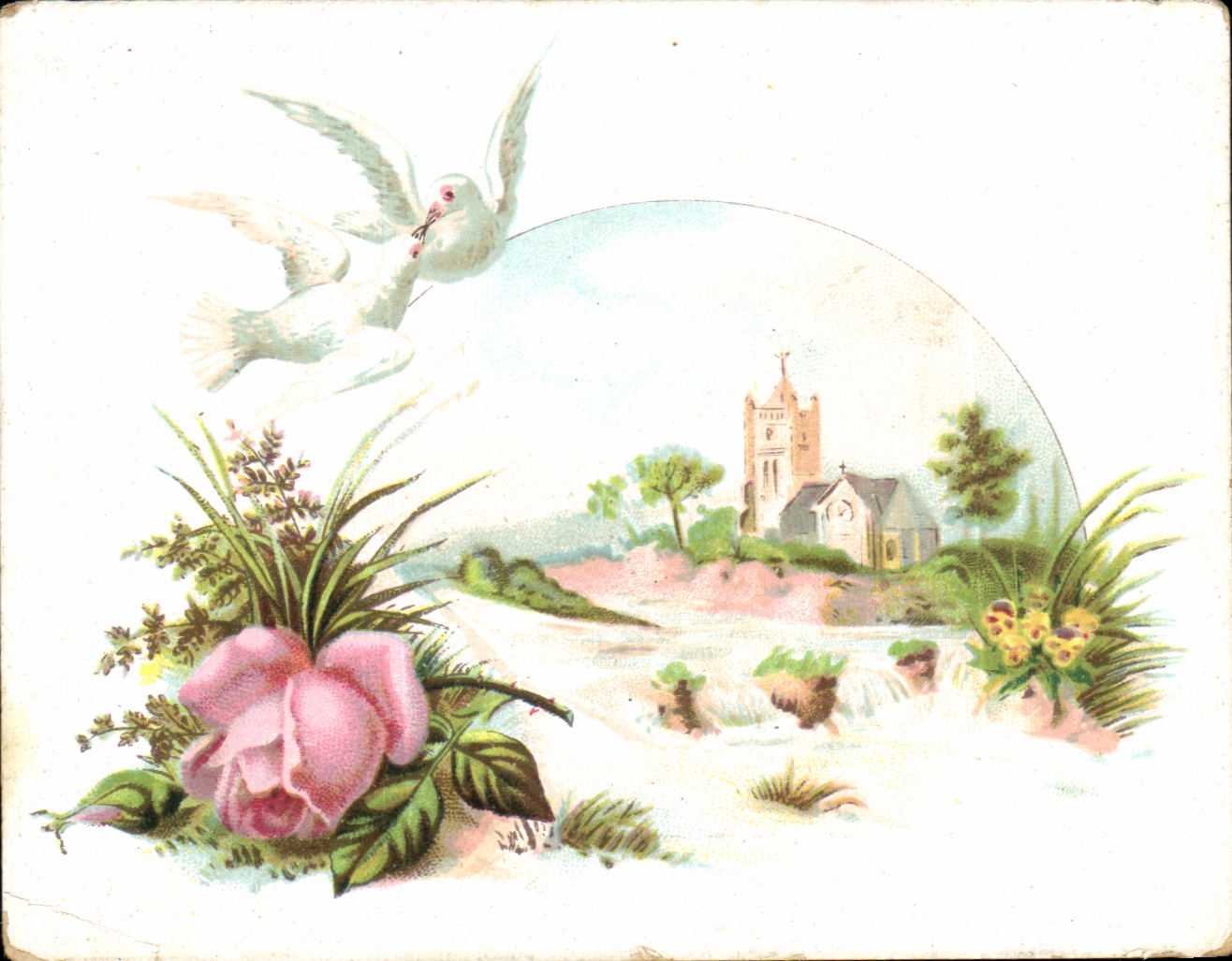 Chromo Au Tout Batignolles Mon L Edinger Rue des Batignolles Paris Colombe Fleurs 