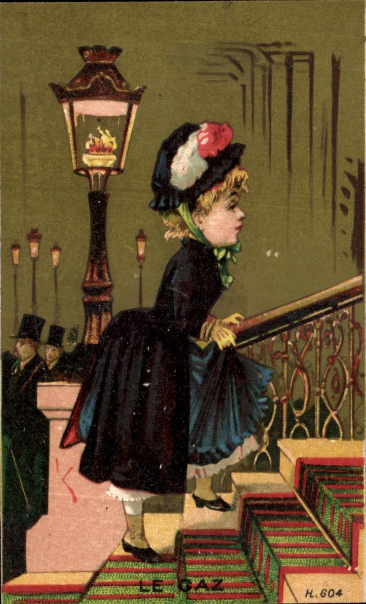Chromo Femme le gaz