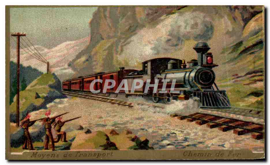 Image Moyens de Transport Chemin de Fer Train Moka Leroux Orchies 