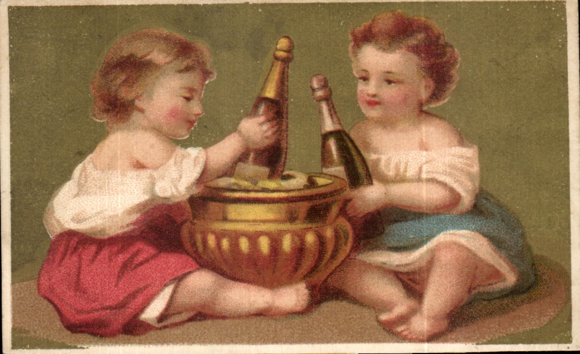 Chromo Enfants Champagne 