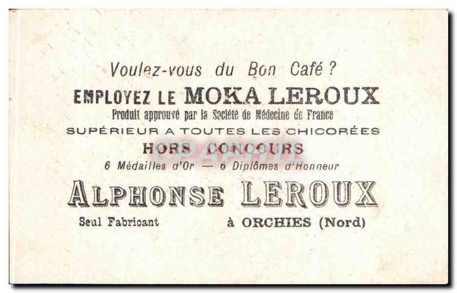 Chromo Moka Leroux Enfant Orchies  — Rückseite