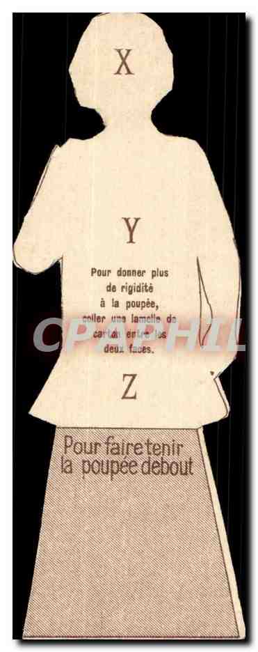 Image Fillette  — Verso