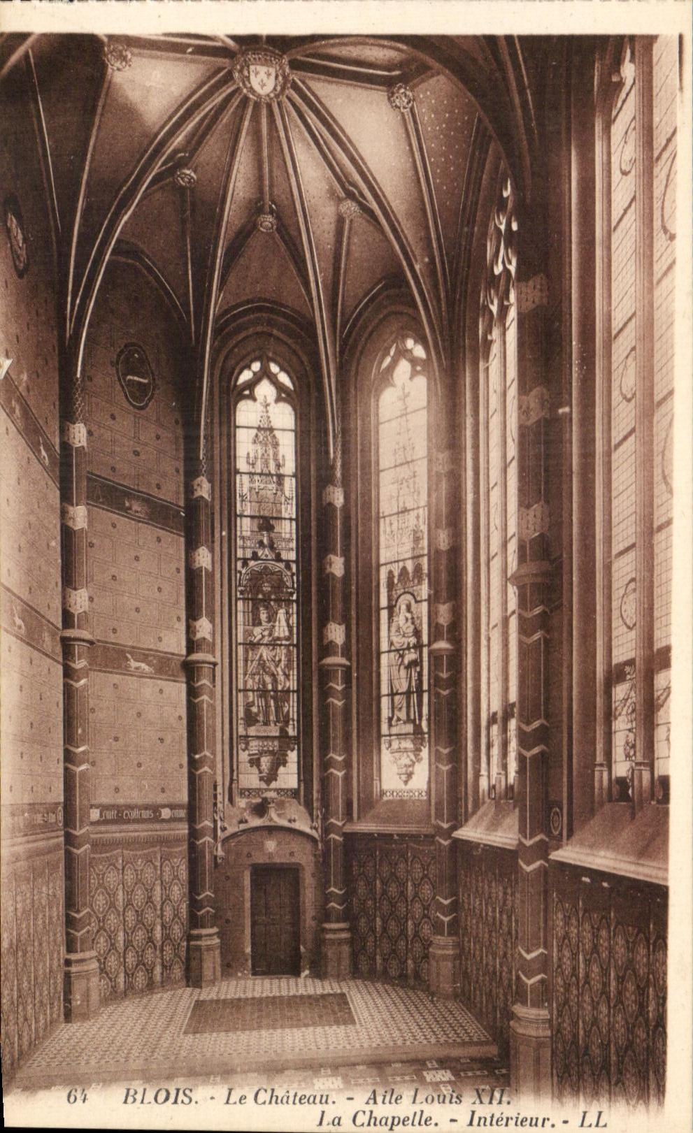 Blois - Le Château - Aile Louis XII - La Chapelle - Intérieur