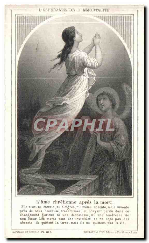 Image pieuse Marie Adeline Silbert Blanchard  — Verso