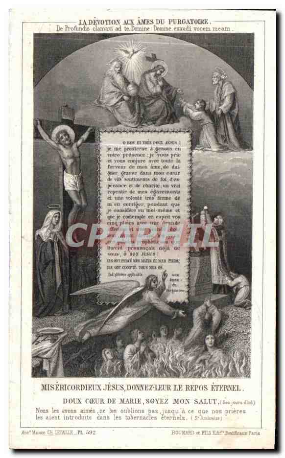 M. l'abbé Jean-Marie Lhuissier — Vicaire de N.-D. de Mayenne — Décédé le 18 décembre 1898 — Éditeur : Isore Crkstkt — Verso