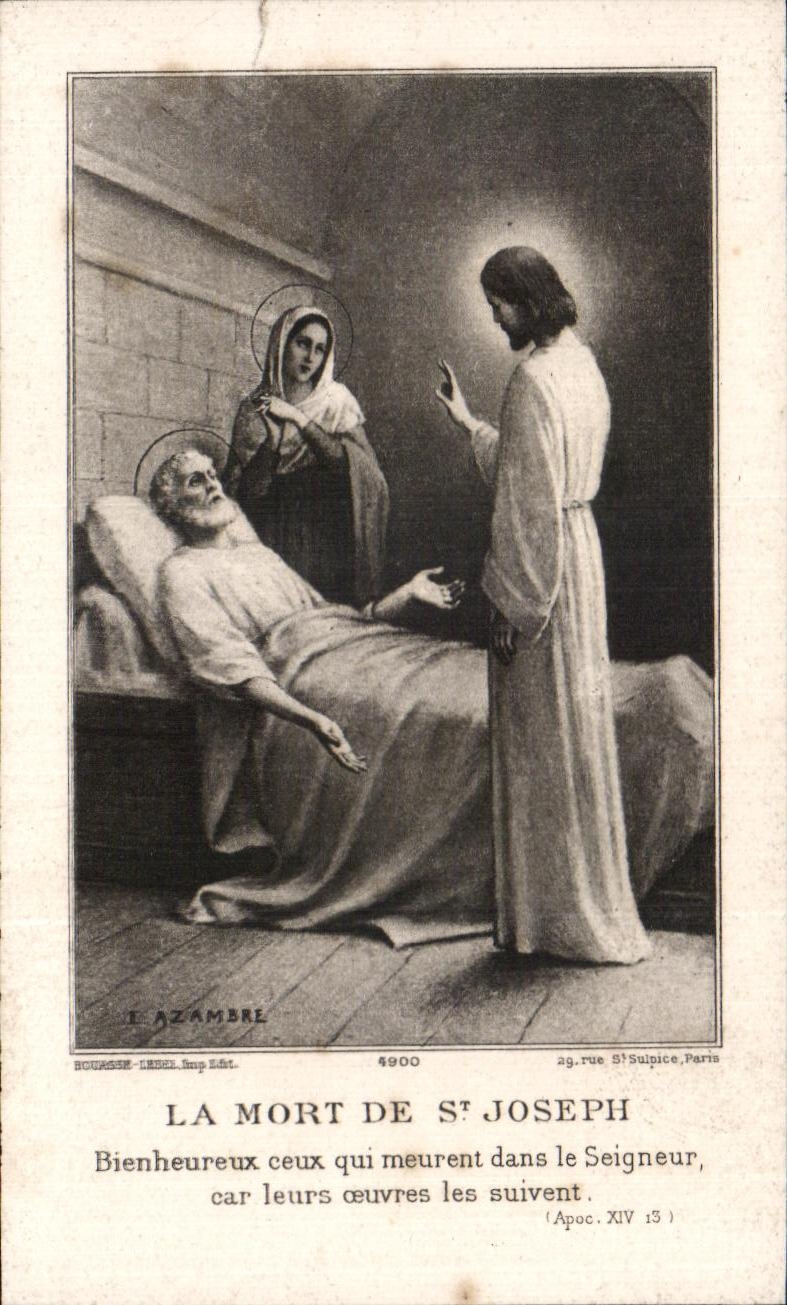 Image pieuse La Mort De St Joseph 