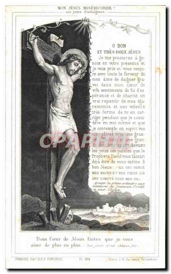 Image pieuse Messire Yves marie Schliesbusch Chanoine honoraire Ancien recteur de Saint Christophe — Verso