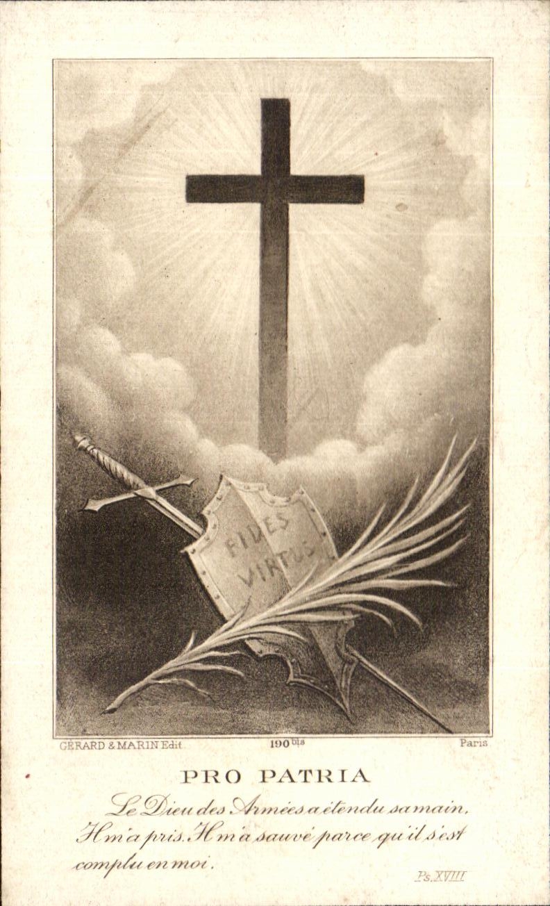 Image pieuse Pro Patria 