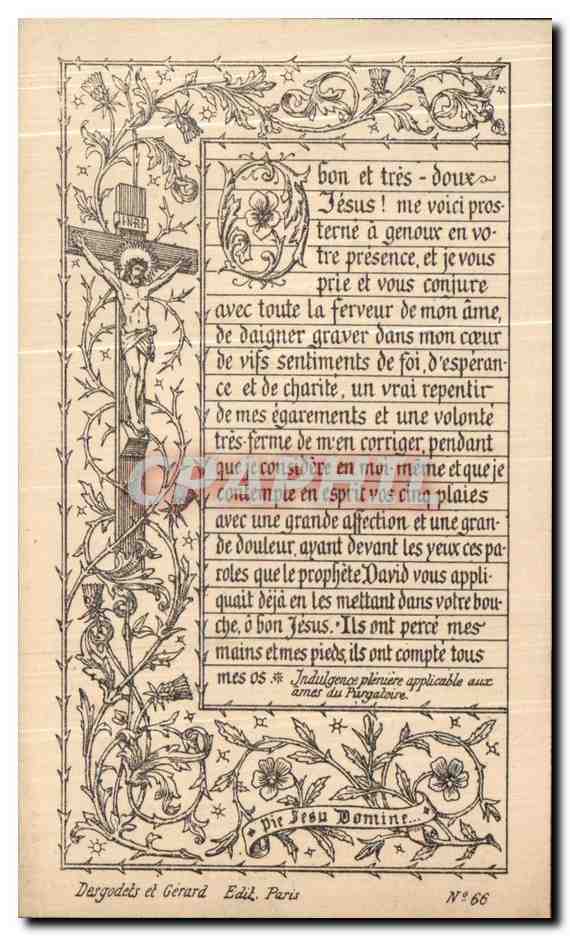 Image pieuse imee Hortense Le Saulnier de la Villehelio — Verso