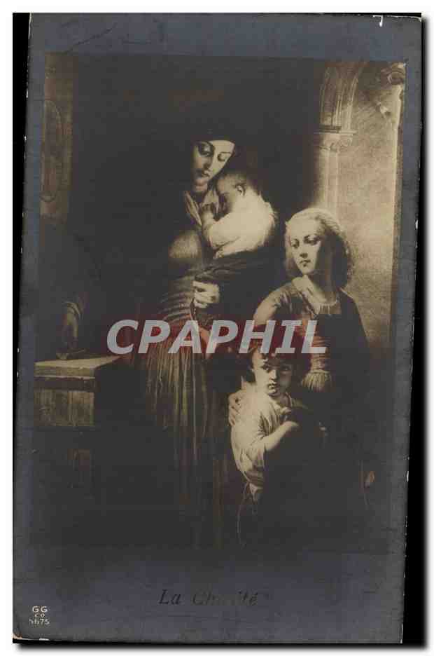 CPA Fantaisie La charite Enfants