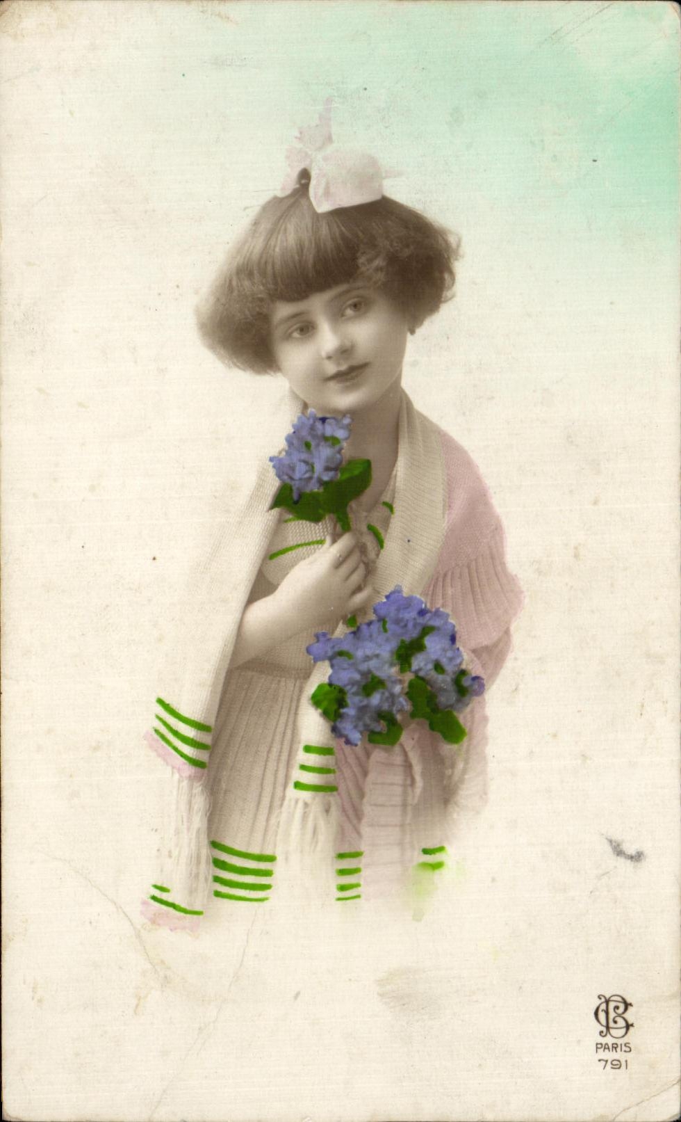 CPA Fantaisie Enfant Fille