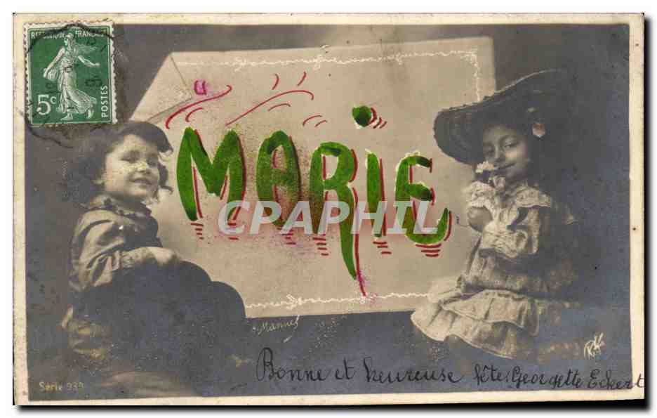 CPA Fantaisie Enfants Marie 